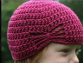 Tricoter bonnets enfants : bonnet fillette crochet