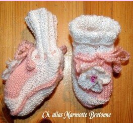 Tricoter des chaussons bébés au pas à pas
