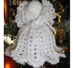 Tricoter des décos de Noël : ange