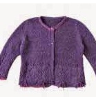 Tricoter des gilets enfants : aiguilles et dentelles
