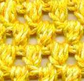 tricoter un point mouchet au crochet