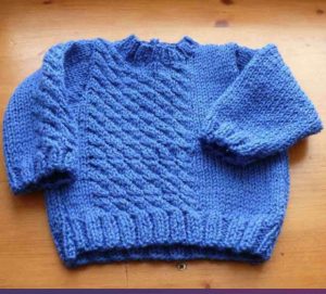 tricoter un pull naissance