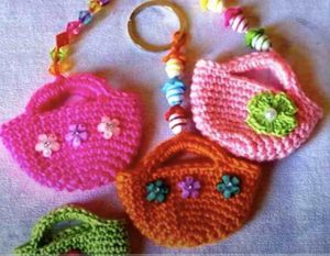 tricoter des paniers miniatures