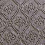 dentelles Shetland : des losanges aux aiguilles