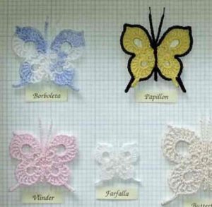 Tricoter des animaux miniatures : les papillons