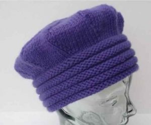 Tricoter un chapeau : point godron