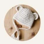 Chausson crochet avec demi-brides